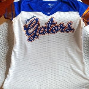 Florida Gators Ladies V-Neck Jersey Tee - Large